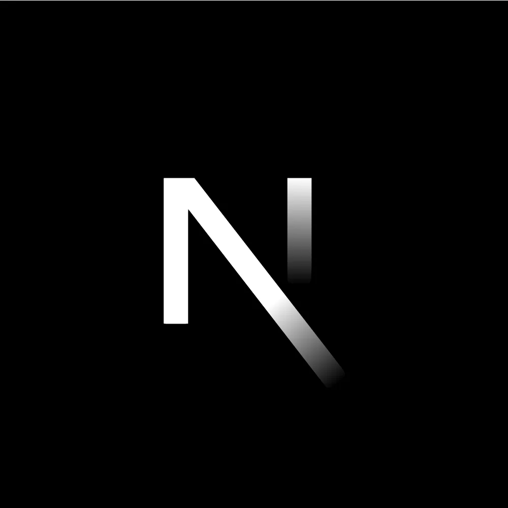 nextjs logo black